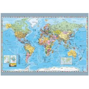 Puzzle Dino Carte politique du monde - 1000 pièces - Publicité Puzzle Dino Carte politique du monde - 1000 pièces - Publicité