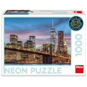 Dino Neon Puzzle - Leuchtet im Dunkeln Manhattan 1000 Teile - Puzzle Dino Neon Puzzle - Leuchtet im Dunkeln Manhattan 1000 Teile - Puzzle