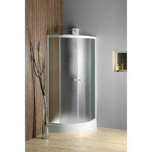 Aqualine Arlen Eckdusche - Mattglas, 90x90 cm Aqualine Arlen Eckdusche - Mattglas, 90x90 cm