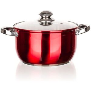 MERKURY MARKET - Maestro Red 4.3L - Červená - Víko - Hrnec MERKURY MARKET - Maestro Red 4.3L - Červená - Víko - Hrnec