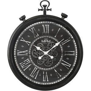 MPM Plastové hodiny - Ozubený mechanismus - Vintage styl - Hodiny MPM Plastové hodiny - Ozubený mechanismus - Vintage styl - Hodiny