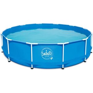 Piscine à Structure Métallique Bleue Mountfield 305 x 76 cm - Publicité Piscine à Structure Métallique Bleue Mountfield 305 x 76 cm - Publicité