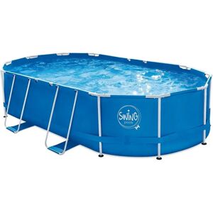 MOUNTFIELD Ovalpool - Blau - 305x488x107 cm - Schwimmbecken MOUNTFIELD Ovalpool - Blau - 305x488x107 cm - Schwimmbecken