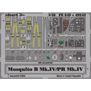 Eduard De Havilland Mosquito Mk.IV/PR Mk.IV - Farbige vorlackierte Modellbauteil - 1:48 Eduard De Havilland Mosquito Mk.IV/PR Mk.IV - Farbige vorlackierte Modellbauteil - 1:48
