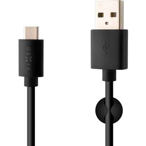Fixed USB-C Data- og Opladningskabel - 1m Sort Fixed USB-C Data- og Opladningskabel - 1m Sort