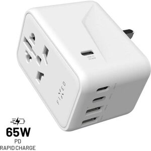 Adapter podróżny FIXED - UE, US, AUS - 3USB-C/2USB-A - 65W Adapter podróżny FIXED - UE, US, AUS - 3USB-C/2USB-A - 65W