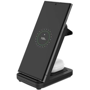 Support di ricarica wireless FIXED Powerstation - 3 in 1 per telefono, auricolari, smartwatch Support di ricarica wireless FIXED Powerstation - 3 in 1 per telefono, auricolari, smartwatch