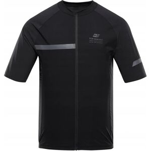 Czarna koszulka rowerowa Alpine Pro Sagen - Koszulka rowerowa Czarna koszulka rowerowa Alpine Pro Sagen - Koszulka rowerowa