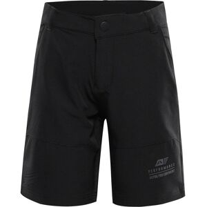 Alpine Pro Bako Shorts - Černé - Rychleschnoucí, 3 kapsy - Shorts Alpine Pro Bako Shorts - Černé - Rychleschnoucí, 3 kapsy - Shorts