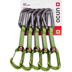 Set Quickdraw Verde Ocun - 16mm, 10cm, Pachet de 5 Echipament de Escaladă Set Quickdraw Verde Ocun - 16mm, 10cm, Pachet de 5 Echipament de Escaladă