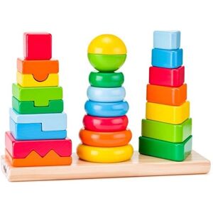 Ensemble de blocs empilables Woodyland - Jouet éducatif en bois - Publicité Ensemble de blocs empilables Woodyland - Jouet éducatif en bois - Publicité