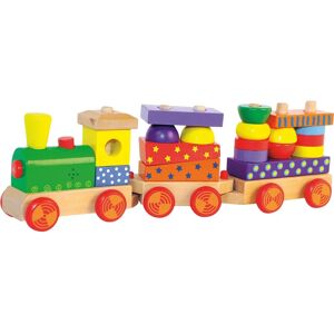Train en bois avec lumières et sons - 3 wagons - Publicité Train en bois avec lumières et sons - 3 wagons - Publicité