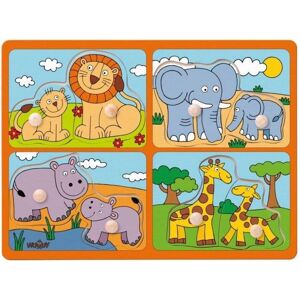 Puzzle Woodyland 4 en 1 avec Animaux - Jouet en Bois Éducatif - Publicité Puzzle Woodyland 4 en 1 avec Animaux - Jouet en Bois Éducatif - Publicité