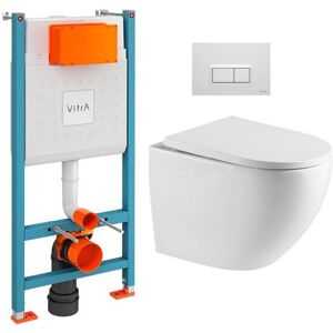 Pack inodoro Vitra V-FixFusionTQ-1 - Suspensión, SoftClose, Diseño Moderno Pack inodoro Vitra V-FixFusionTQ-1 - Suspensión, SoftClose, Diseño Moderno