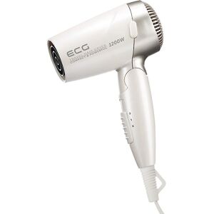ECG VV 1200 travel S - Sèche-cheveux de voyage - 1200 W, Blanc/Argent - Publicité ECG VV 1200 travel S - Sèche-cheveux de voyage - 1200 W, Blanc/Argent - Publicité