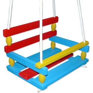 Dřevěná houpačka Teddies pro děti - 38x30cm - Nosnost 80kg Dřevěná houpačka Teddies pro děti - 38x30cm - Nosnost 80kg