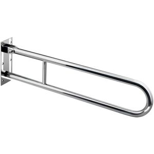 Barra de apoyo plegable ajustable de acero inoxidable Bemeta - Asidero Barra de apoyo plegable ajustable de acero inoxidable Bemeta - Asidero
