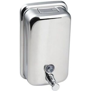 SAPHO XP100 - Dozownik płynu do mycia rąk - Polerowana stal nierdzewna - Montaż na ścianie SAPHO XP100 - Dozownik płynu do mycia rąk - Polerowana stal nierdzewna - Montaż na ścianie