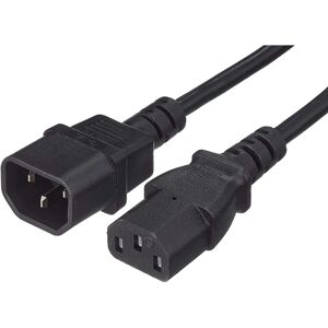 PremiumCord 3m Strömkabel - Förlängningskabel för PC/skärm PremiumCord 3m Strömkabel - Förlängningskabel för PC/skärm