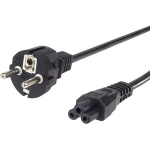 Câble d'alimentation PremiumCord 2m IEC C5 Schuko - Pour ordinateurs portables et appareils Câble d'alimentation PremiumCord 2m IEC C5 Schuko - Pour ordinateurs portables et appareils