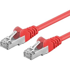 PremiumCord Nätverkskabel - 0,5m Cat6a S/FTP - Röd - Nätverkskabel PremiumCord Nätverkskabel - 0,5m Cat6a S/FTP - Röd - Nätverkskabel