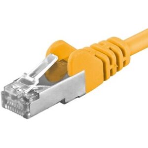 Cavo di rete giallo PremiumCord 5m Cat6a S/FTP Cavo di rete giallo PremiumCord 5m Cat6a S/FTP