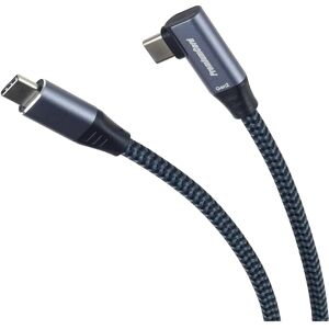 Premiumcord USB-C Cable - 1m, Aluminium, Right-Angled - USB Cable Premiumcord USB-C Cable - 1m, Aluminium, Right-Angled - USB Cable