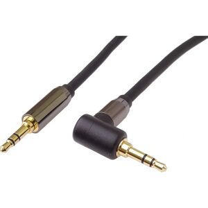 PremiumCord HQ Abschirmtes Stereo-Audiokabel - 3,5mm, 90° Bogen, 3m PremiumCord HQ Abschirmtes Stereo-Audiokabel - 3,5mm, 90° Bogen, 3m
