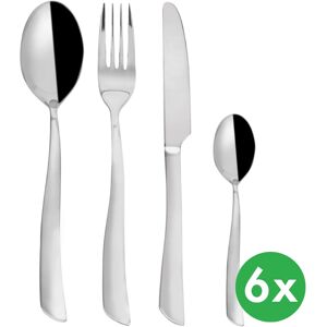Zestaw sztućców SHAPE - 24 sztuki dla 6 osób Zestaw sztućców SHAPE - 24 sztuki dla 6 osób