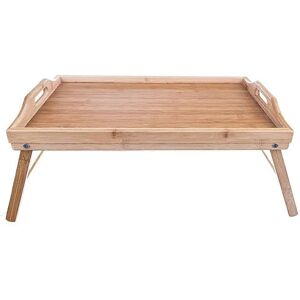 Table de petit-déjeuner pliable en bambou Orion - Design écologique et compacte - Publicité Table de petit-déjeuner pliable en bambou Orion - Design écologique et compacte - Publicité