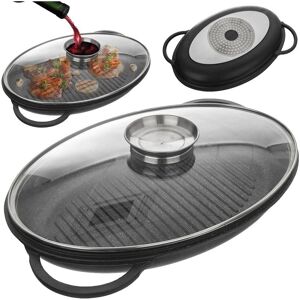 Orion Granit Tiefe Grillpfanne mit Deckel - Küche & Backen Orion Granit Tiefe Grillpfanne mit Deckel - Küche & Backen