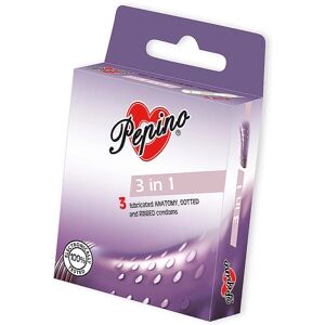 Pepino 3 en 1 préservatifs - Pour hommes Pepino 3 en 1 préservatifs - Pour hommes