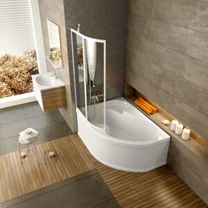 Panou frontal din acrilic alb Rosa II Stânga - Bathtub Front Panel Panou frontal din acrilic alb Rosa II Stânga - Bathtub Front Panel
