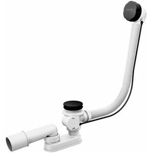 Système de vidange de baignoire RAVAK - Noir Opaco - 570mm, Bowden, Siphon inclus - Publicité Système de vidange de baignoire RAVAK - Noir Opaco - 570mm, Bowden, Siphon inclus - Publicité