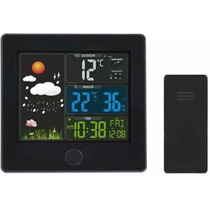 Station météo Solight TE80 - Écran LCD couleur - Publicité Station météo Solight TE80 - Écran LCD couleur - Publicité