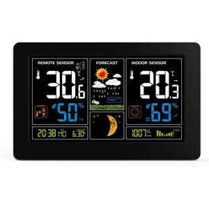 Station météo Solight TE81 - LCD couleur, sans fil, USB - Publicité Station météo Solight TE81 - LCD couleur, sans fil, USB - Publicité
