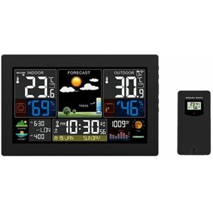 Solight TE81XL Station météo noire - Température, pression, humidité - Publicité Solight TE81XL Station météo noire - Température, pression, humidité - Publicité