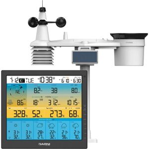 Garni 1085 Arcus Station Météo LCD Blanche - Station Météo - Publicité Garni 1085 Arcus Station Météo LCD Blanche - Station Météo - Publicité