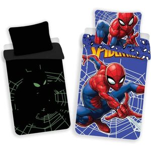 Marvel SpiderMan Gloei in het donker Dekbedovertrek - Eenpersoons Marvel SpiderMan Gloei in het donker Dekbedovertrek - Eenpersoons