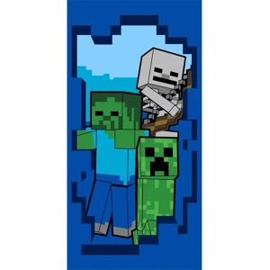 Toalha de praia Minecraft Cuidado - 70 x 140 cm Toalha de praia Minecraft Cuidado - 70 x 140 cm