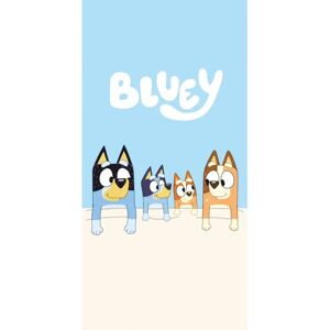 Bluey Cotton Beach Towel - Large Blue 140x70cm Bluey Cotton Beach Towel - Large Blue 140x70cm