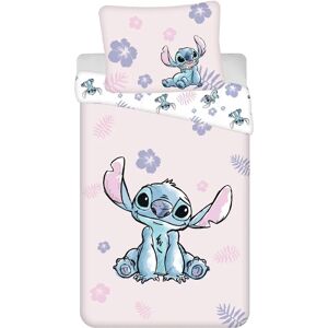 Disney Stitch Pink Single Duvet Cover & Pillowcase Set - European Size Disney Stitch Pink Single Duvet Cover & Pillowcase Set - European Size
