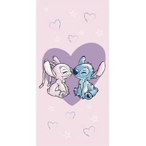Disney Stitch & Angel Plażowy ręcznik - Ręcznik plażowy 70x140cm Disney Stitch & Angel Plażowy ręcznik - Ręcznik plażowy 70x140cm