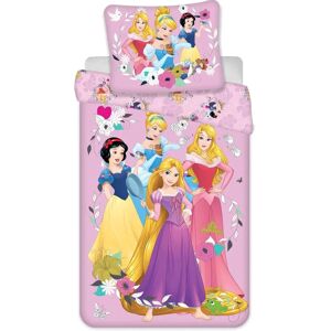 Disney Princess Roze Katoenen Dekbedovertrek - 160x200 cm Disney Princess Roze Katoenen Dekbedovertrek - 160x200 cm