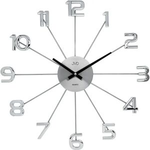 Ceas de Perete JVD HT072 - Diametru 48,5cm - Argintiu Ceas de Perete JVD HT072 - Diametru 48,5cm - Argintiu