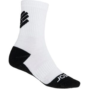 Bílé ponožky Sensor Race Merino - Lehká, Větraná, Odolná Bílé ponožky Sensor Race Merino - Lehká, Větraná, Odolná