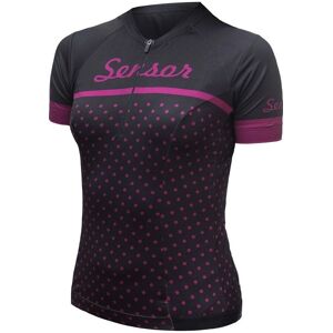 Sensor Cyklo Tour dámský dres černý puntíky - Cyklodres Sensor Cyklo Tour dámský dres černý puntíky - Cyklodres