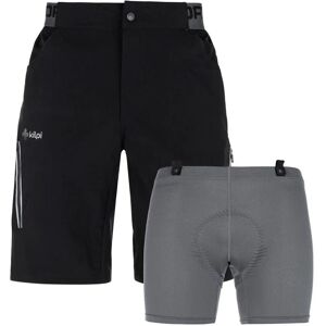Shorts da ciclismo Kilpi TRACKEE-M da uomo - Nero Shorts da ciclismo Kilpi TRACKEE-M da uomo - Nero