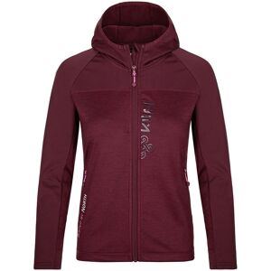 Chaqueta de forro polar con capucha roja para mujer Kilpi Layana - Chaqueta polar Chaqueta de forro polar con capucha roja para mujer Kilpi Layana - Chaqueta polar