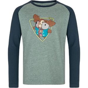Kilpi Sonier Jungen Baumwoll T-Shirt - Langarm - Grün Kilpi Sonier Jungen Baumwoll T-Shirt - Langarm - Grün